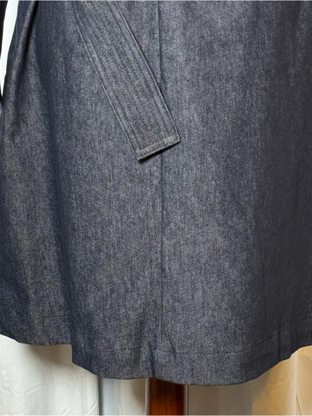 Theory Belted Shift Dress Navy Classic Jean Size 12 NWT - Picture 8 of 15